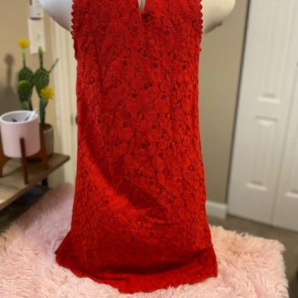 Monteau red dress - Picture 2 of 5